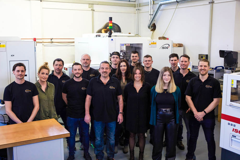 Das Team bei Schleiftechnik Mayer
